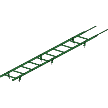 Лестница кровельная PRESTIGE ZN 45х25 (овал) 400 3,0м Универ